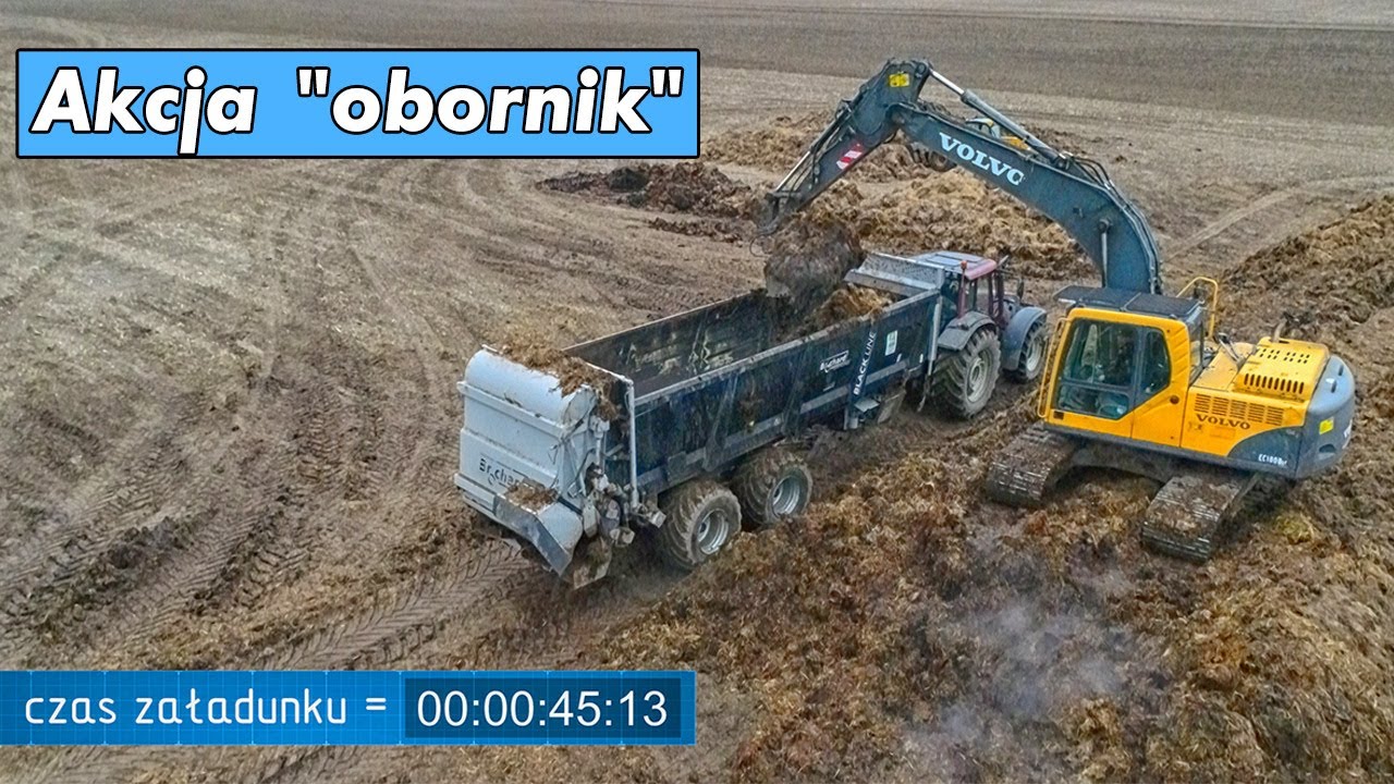 Akcja obornik 3x Brochard Volvo Kockerling