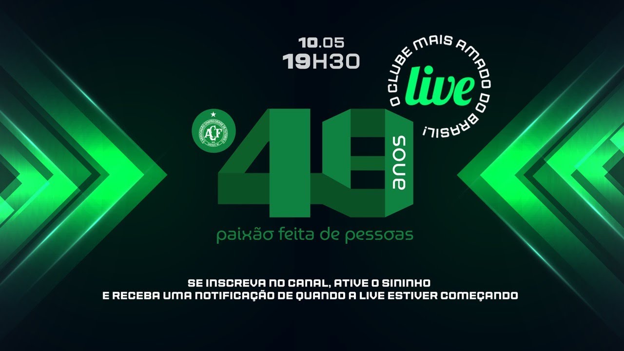 Live Especial em Comemora&ccedil;&atilde;o aos 48 anos da Chapecoense | ChapeTV