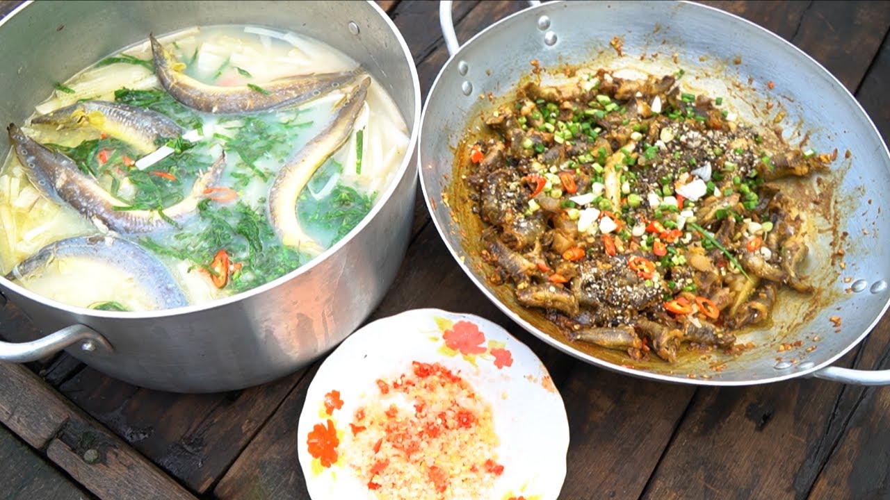 Đặc Sản Nét Quê, Cá Chạch Đồng Nấu Canh Chua Cơm Mẻ | Nét Quê #291