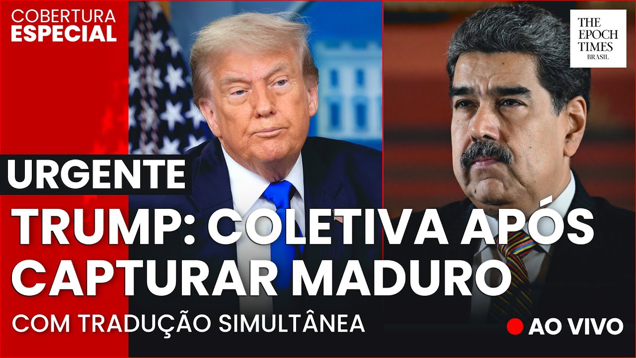 🔴 AGORA: Trump fala &agrave; imprensa ap&oacute;s captura de Maduro | Tradu&ccedil;&atilde;o simult&acirc;nea | Cobertura especial