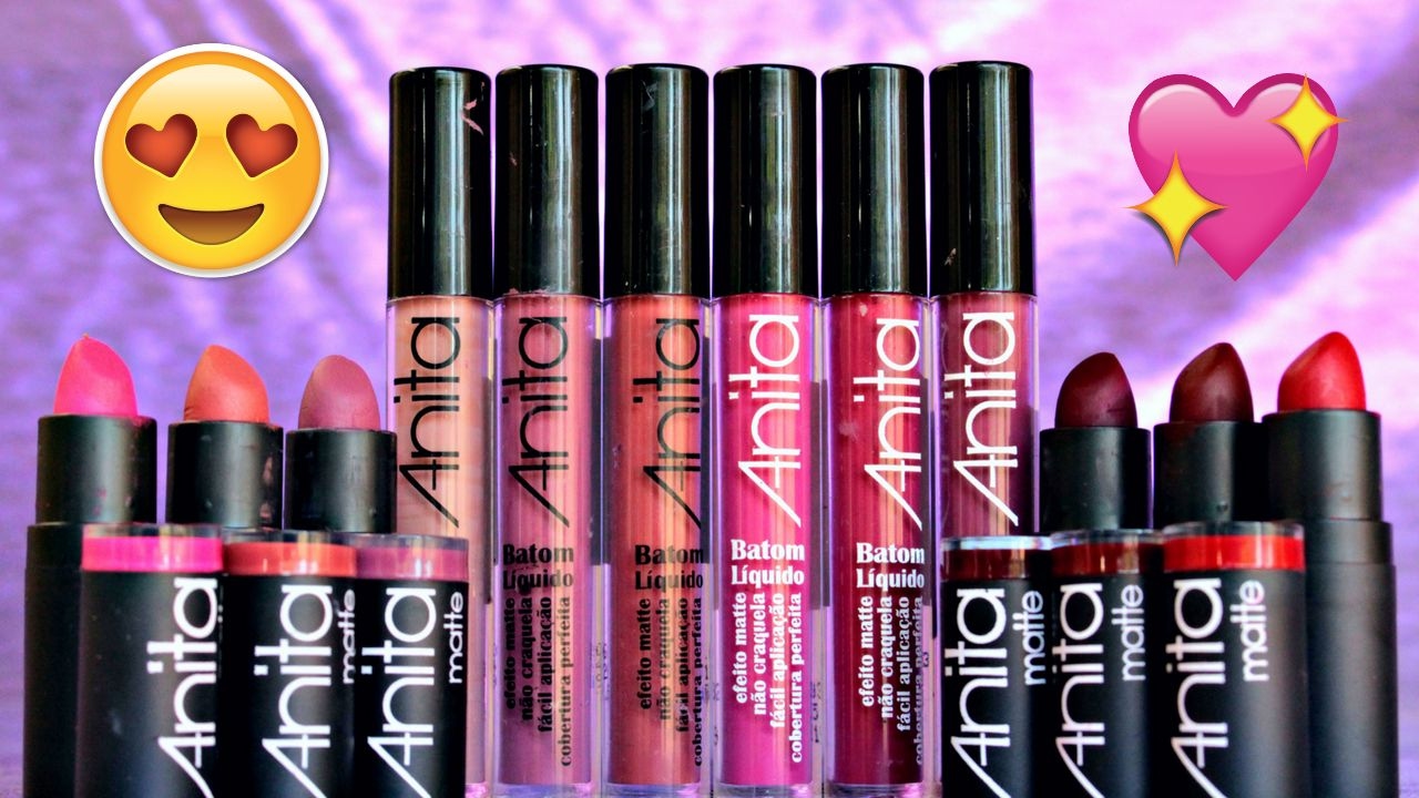 BATONS ANITA - Resenha, Swatches e Aplicação