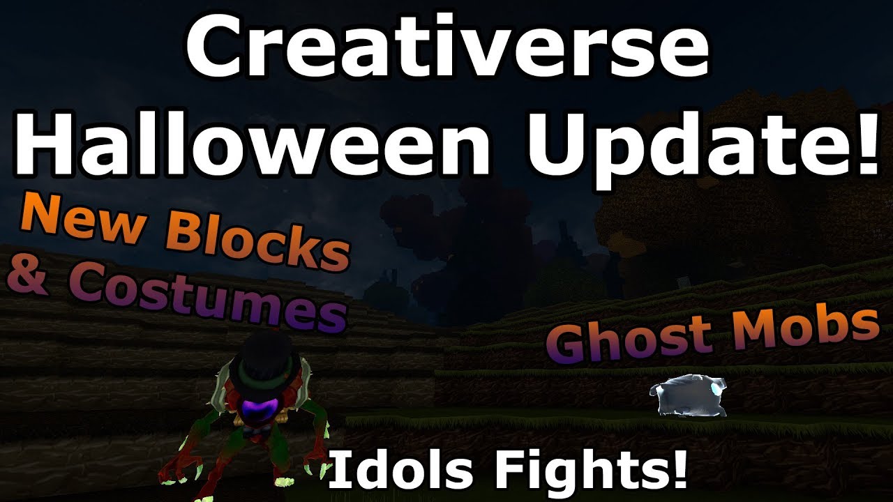 CREATIVERSE HALLOWEEN UPDATE!!! - New Blocks & Costumes - GHOST MOBS