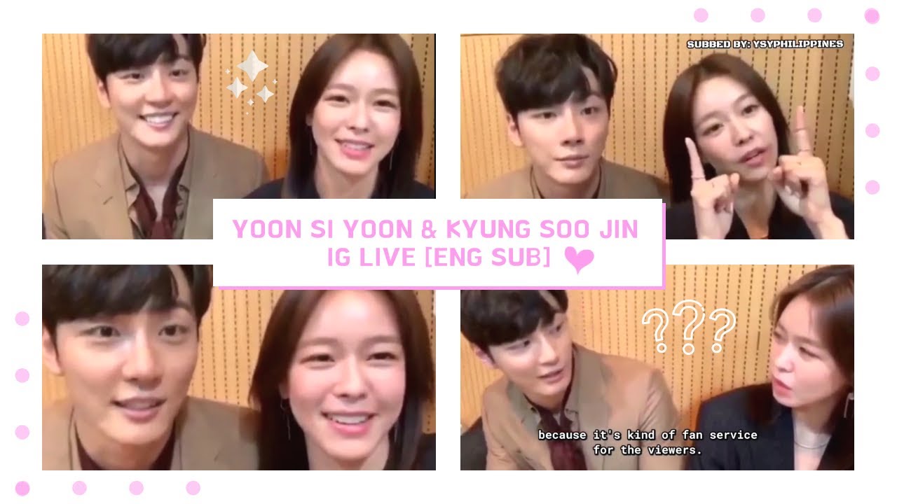 [ENG SUB] Train - Yoon Si Yoon And Kyung Soo Jin IG LIVE