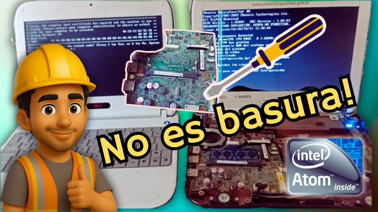 Rescatamos Netbook G3 ¿Funcionará? Atom N455