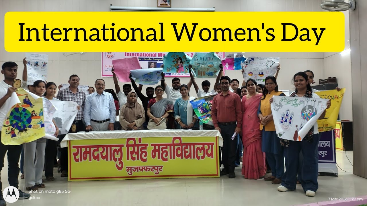 International Women's Day: Seminar on Gender equality in RDS College Muzaffarpur 