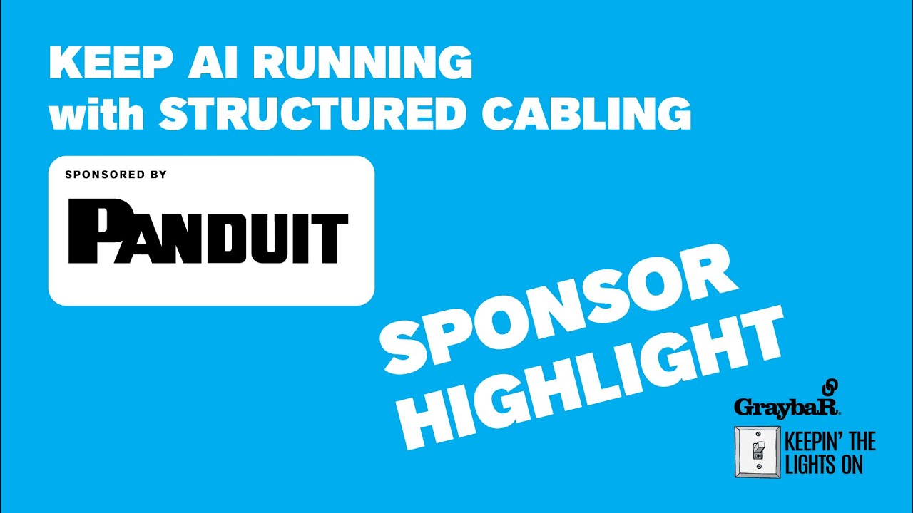 Keep AI Running w Structured Cabling SPONSOR Highlight with @panduit