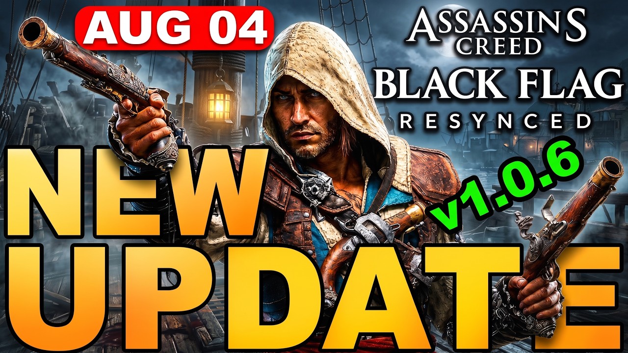 Assassin's Creed Black Flag Resynced Update 1.0.6 Patch Notes : The Blowpipe Fix & New Autosaves