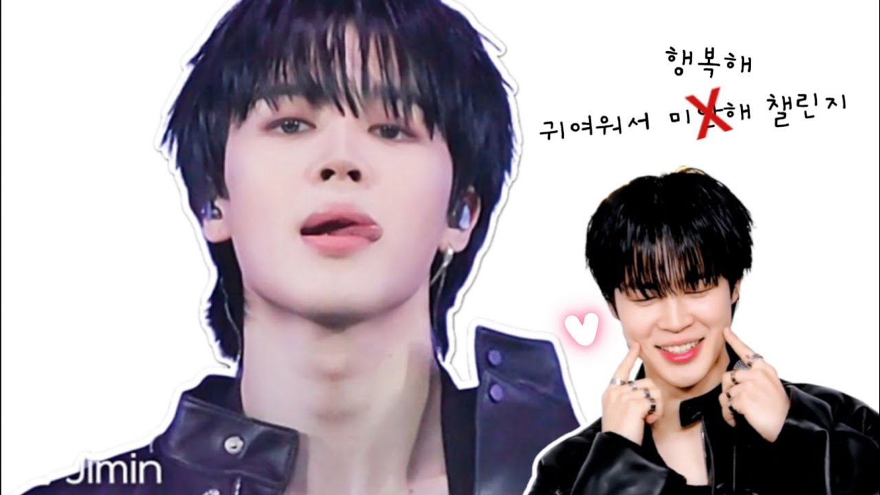 SUB) 귀여운 지민이 옆에  의문의 귀미챌 하는 지미니*^^*