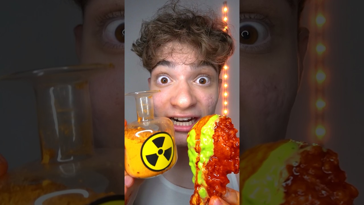 Korean Spicy Fried Chicken ASMR!? 🥵