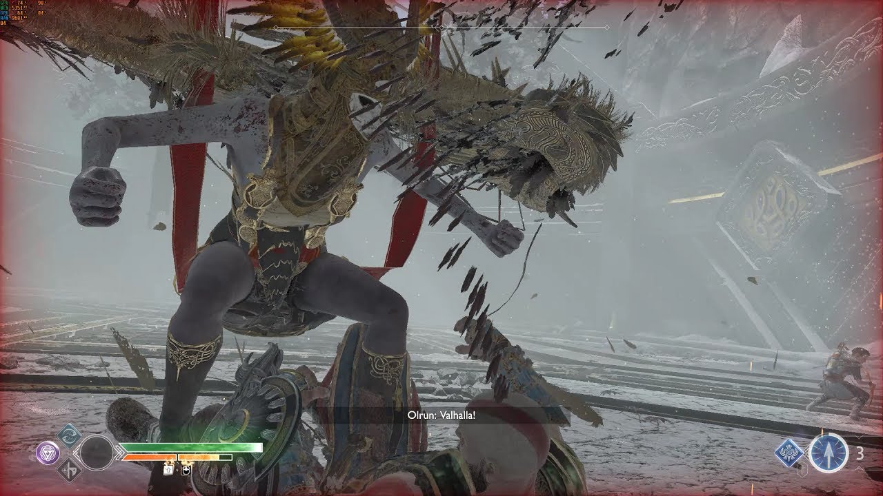 God of war boss valkyrie Olrun.