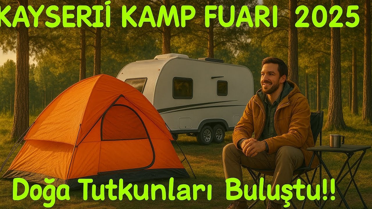 🚐 Kayseri Kamp Fuarı 2025 🔥 Doğa Severlerin Buluşma Noktası!
