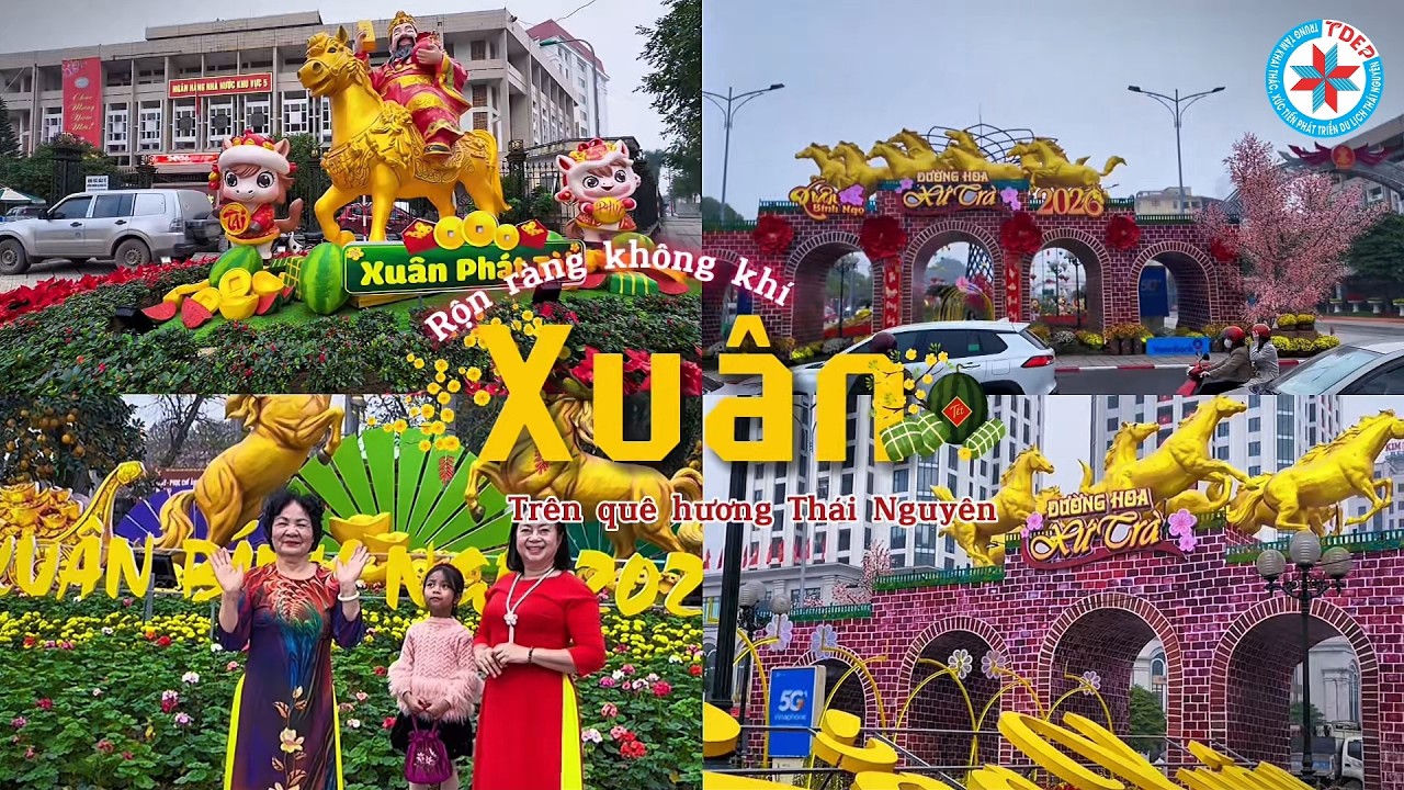 Rộn ràng không khí xuân trên quê hương Thái Nguyên