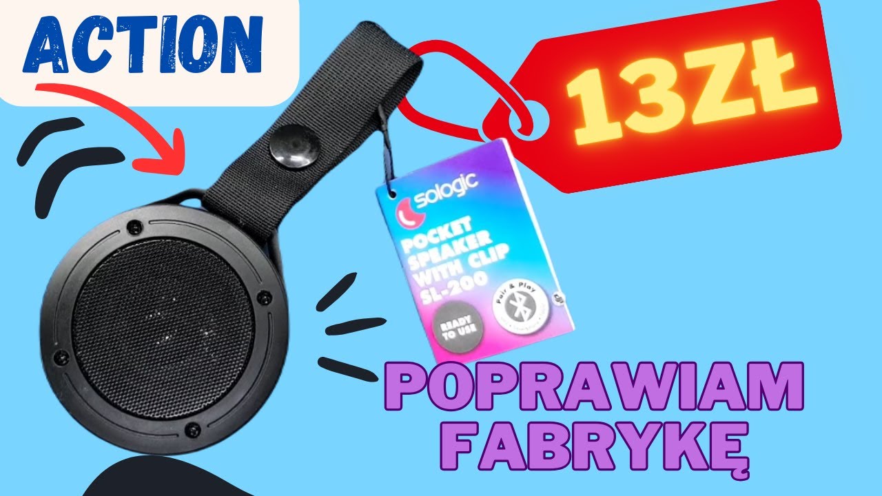 UPGRADE głośnika za 13zł z ACTION - poprawiamy fabrykę