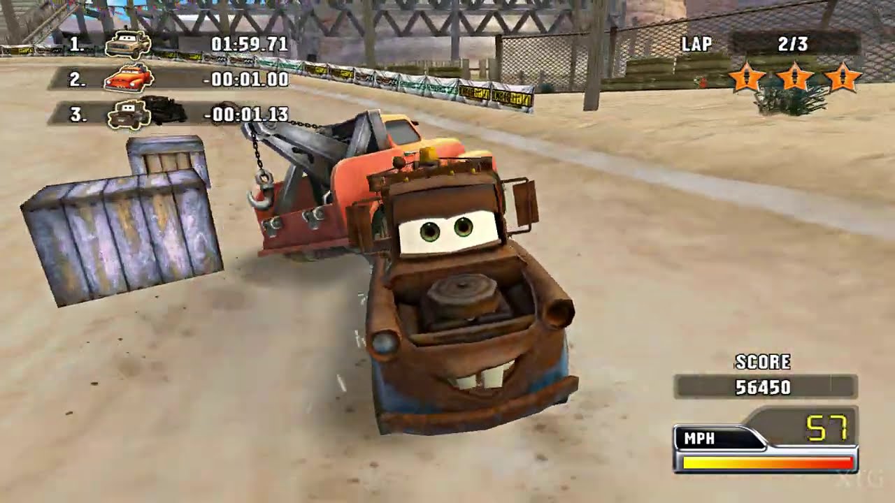 Cars: Race-O-Rama - Bubba's Bucket Bash PS2 Gameplay HD (PCSX2)