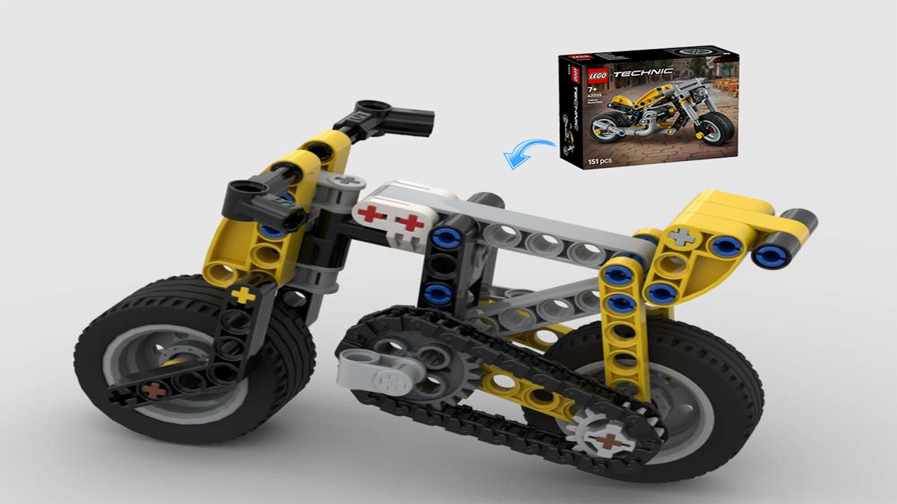 LEGO Technic Bicycle 42225 Alternate Build.