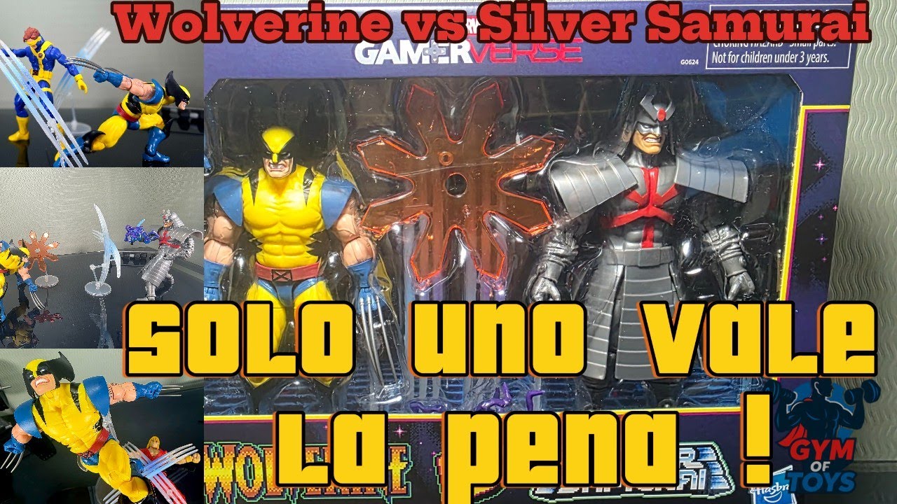 Wolverine vs Silver Samurai two pack Marvel Legends Gamerverse