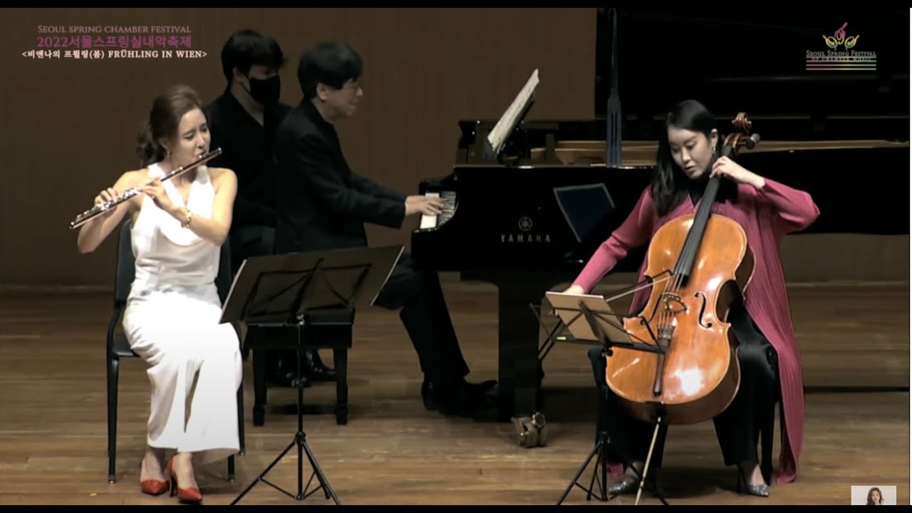[4K] Hummel : Trio for Flute, Cello and Piano in A Major Op.78