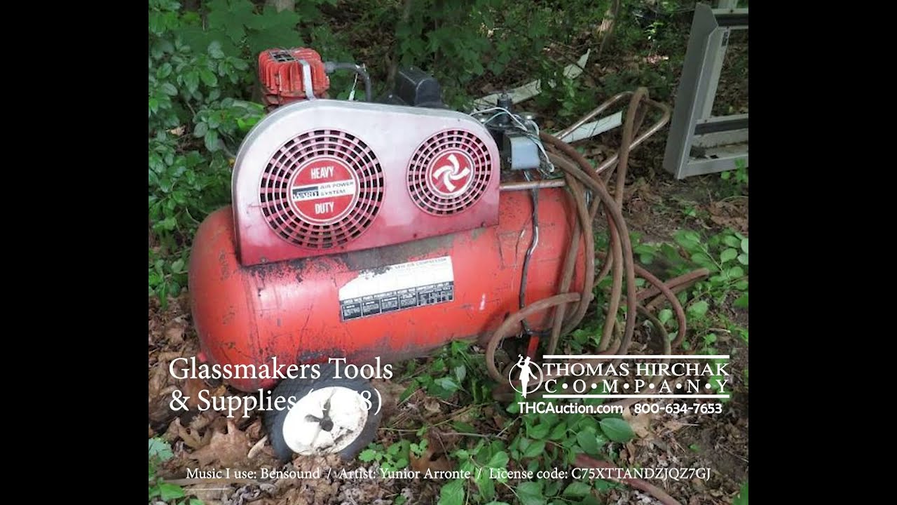 Glassmakers Tools & Supplies (1678) Up For Auction