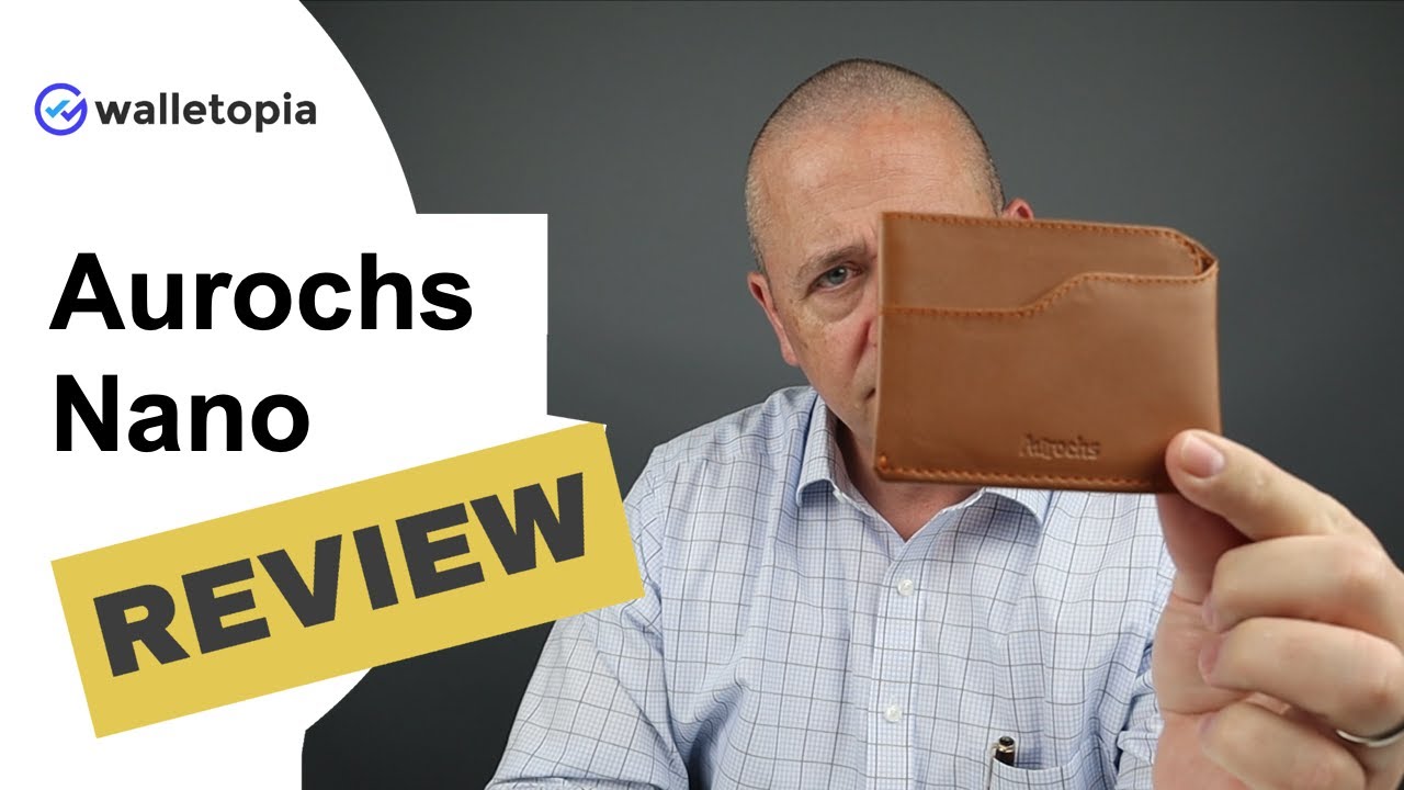 Aurochs Nano is a card wallet with a design surprise!
