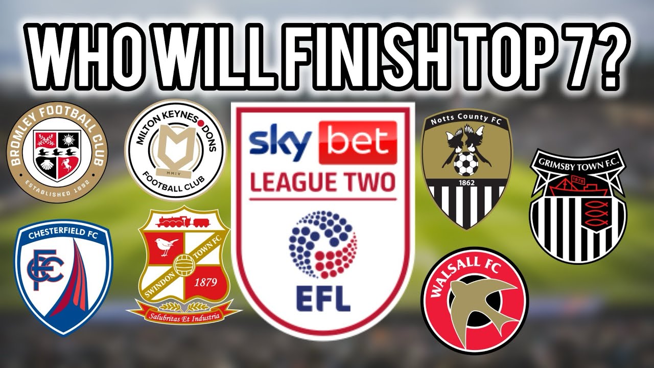 KTO AWANSUJE Z EFL LEAGUE 2? TYPOWO NA 7 NAJLEPSZYCH W LEAGUE 2 25/26 