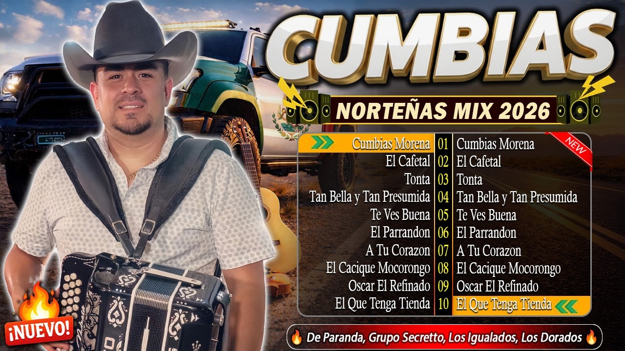 Cumbias Norteñas Para Bailar 💃 30 Grandes Éxitos Cumbias Mix | Cumbias Bailables 2026