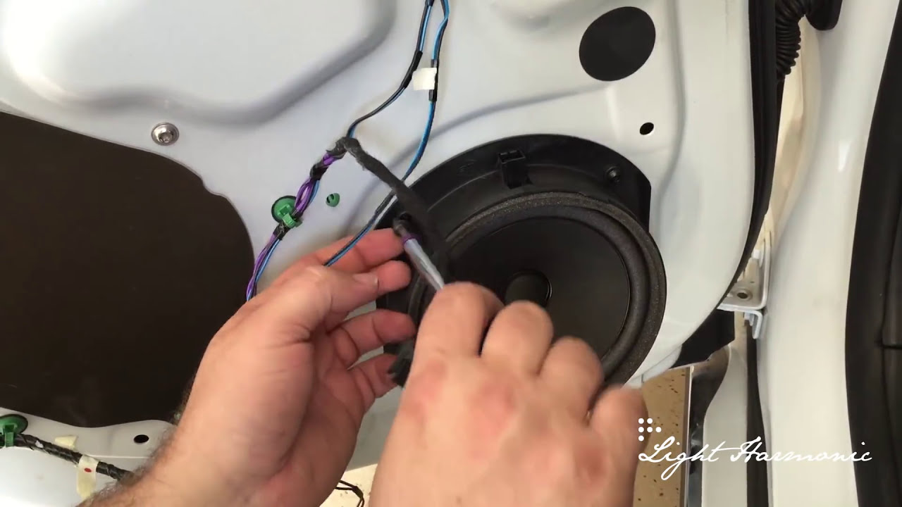 Light Harmonic Speakers - Rear Door Panel Removal of the Tesla Model S