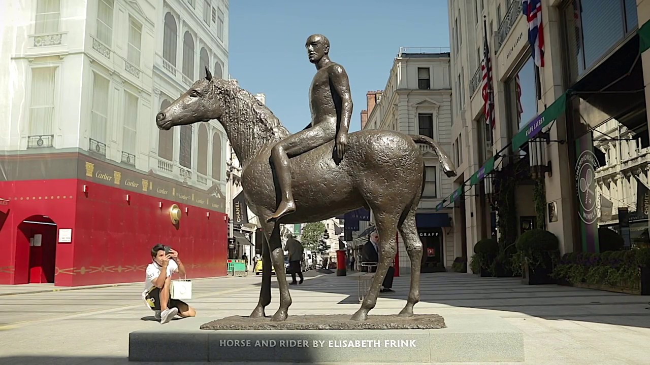 Dame Elisabeth Frink Horse and Rider sculpture unveiled on Bond Street