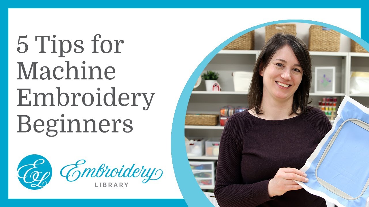 5 Tips for Machine Embroidery Beginners