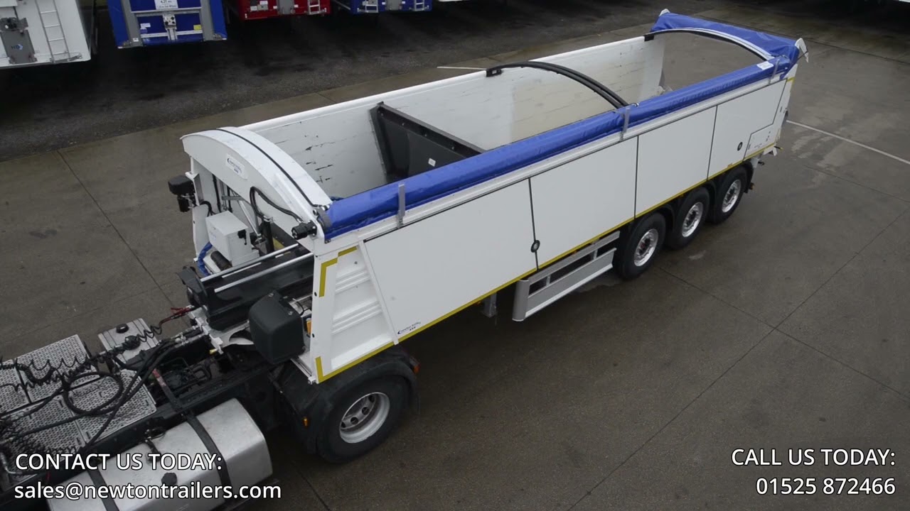 Newton Aggregate Tarmac Pushout Trailer - Fliegl Push Out