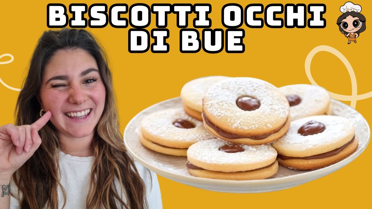 Biscotti Occhi di Bue - Ricetta Bimby Facilissima 🍪  | In Cucina Con SuperG