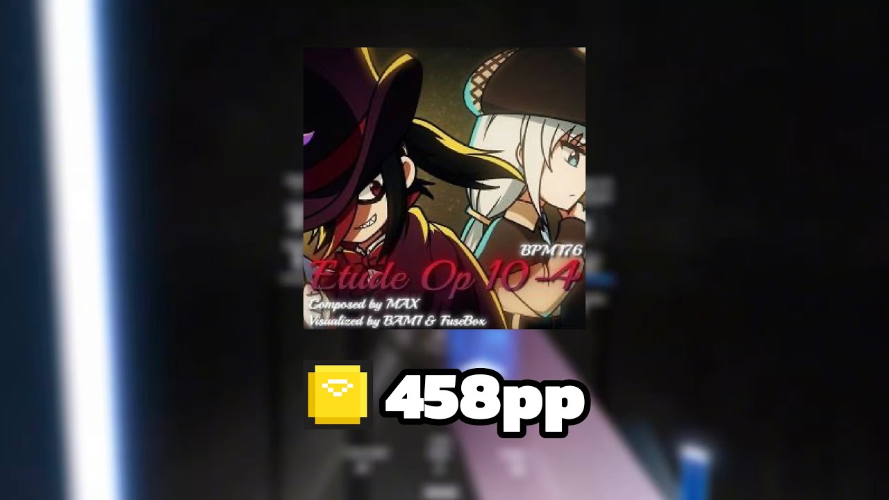My first Scoresaber 450! (Etude Op 10-4)