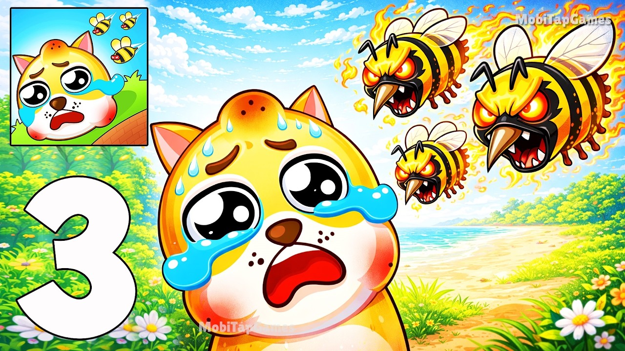 Save the Doge – Puzzle Gameplay – Save the Dog from Bees Part 3 (iOS, Android)
