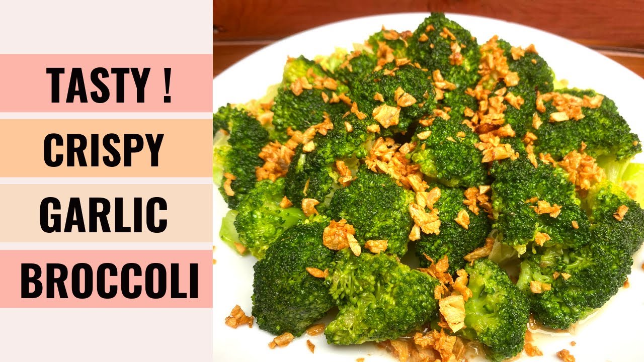 EASY TASTY Crispy Fried Garlic Broccoli Stir Fry 👍 | Aunty Mary Cooks ❤️