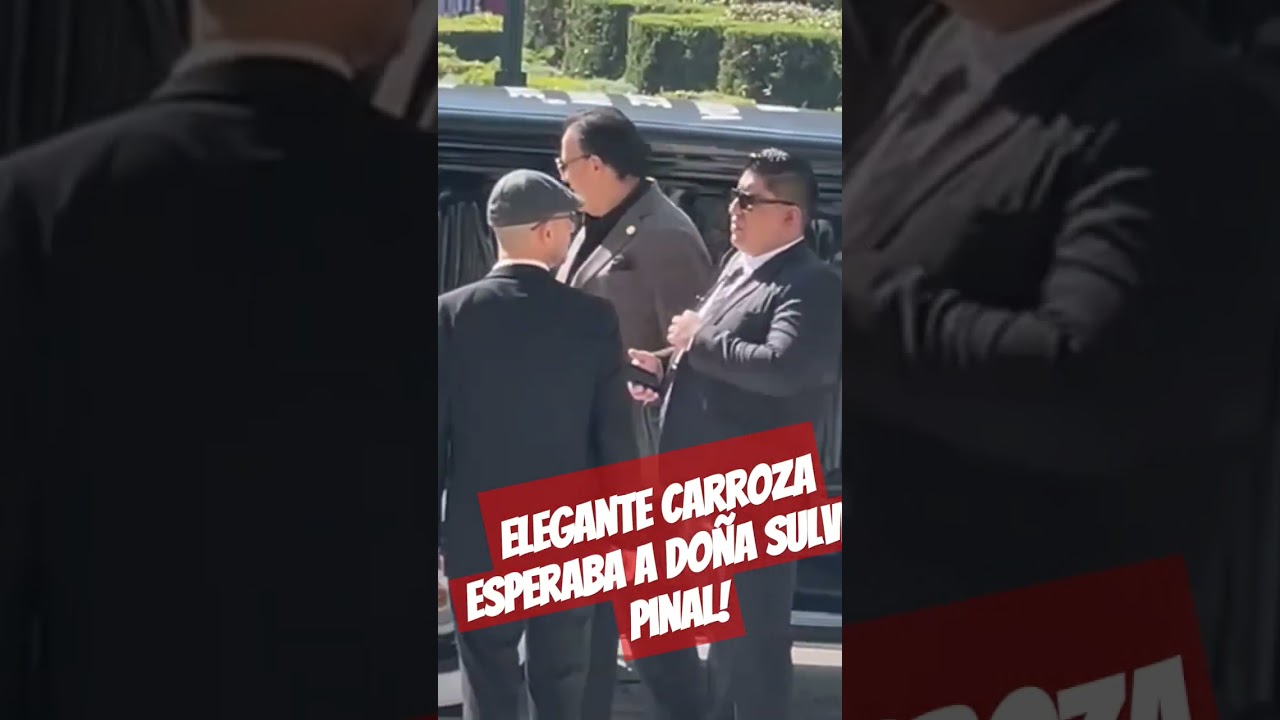 Elegante carroza esperaba a do&ntilde;a sulvia pinal!