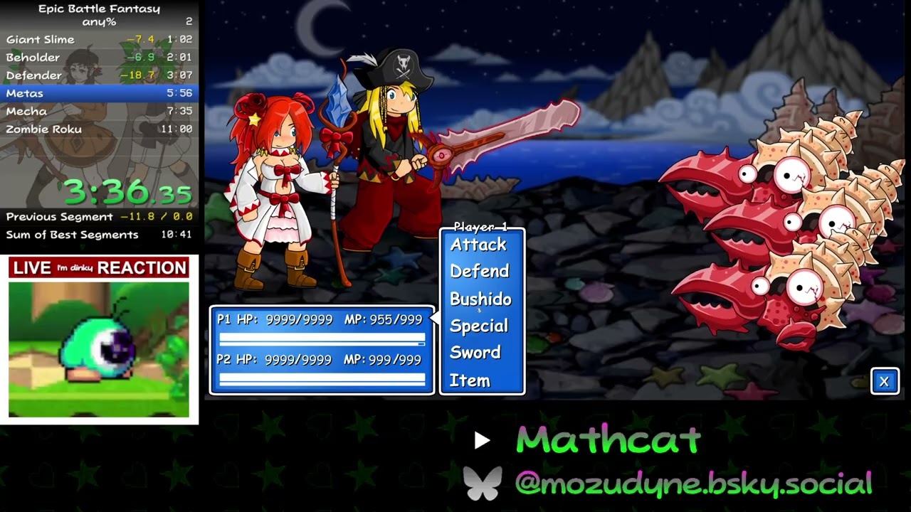 Epic Battle Fantasy: any% in 10:13