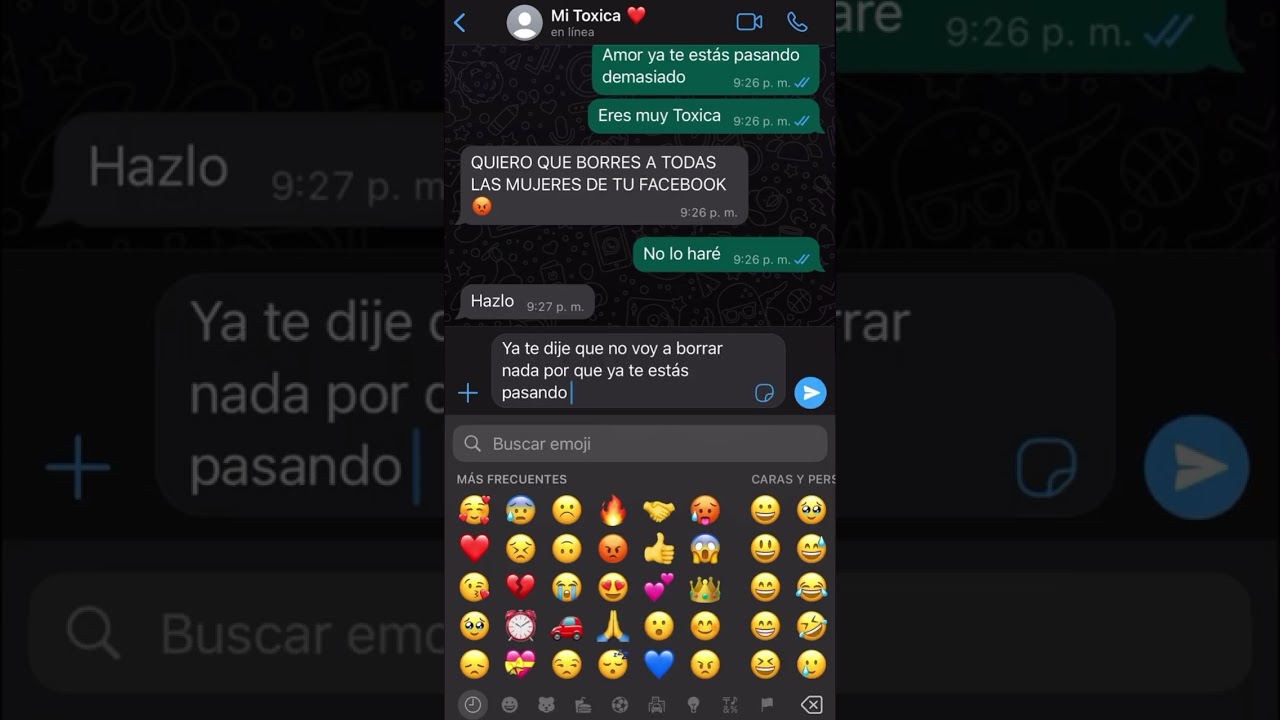 Novia tóxica 💔