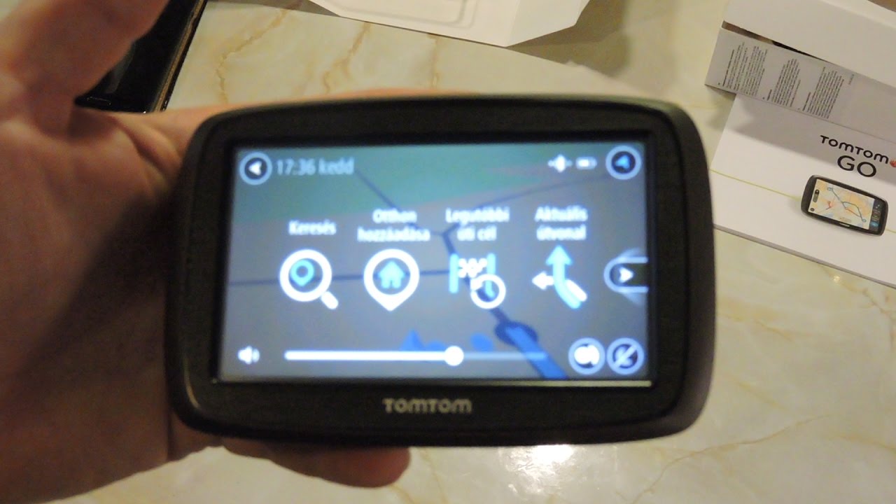 TomTom GO 40  gps 1. - Kicsomagolás, beállítások