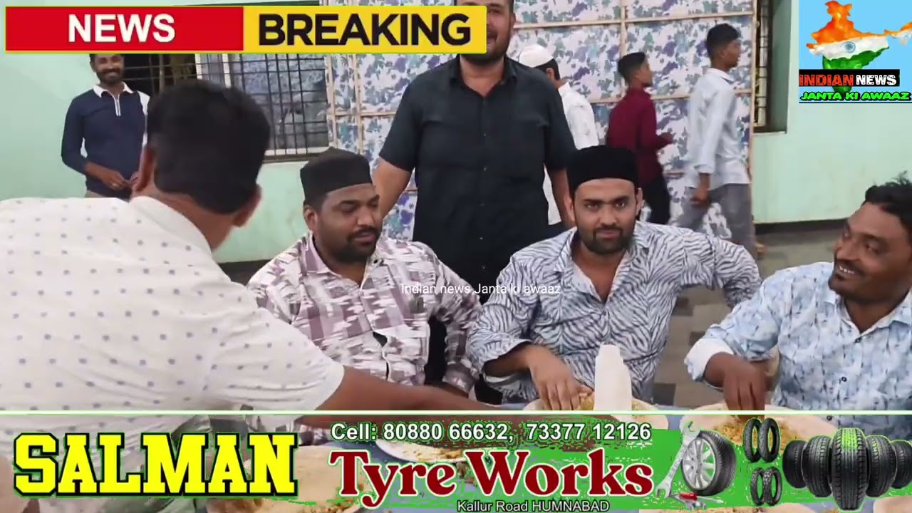 CHITGUPPA MAIN FARMAN BUKHARI SAB NE HOPE FOUNDATION KI OR SE IFTAR AUR TAM KA INTEZAAM KIYE 