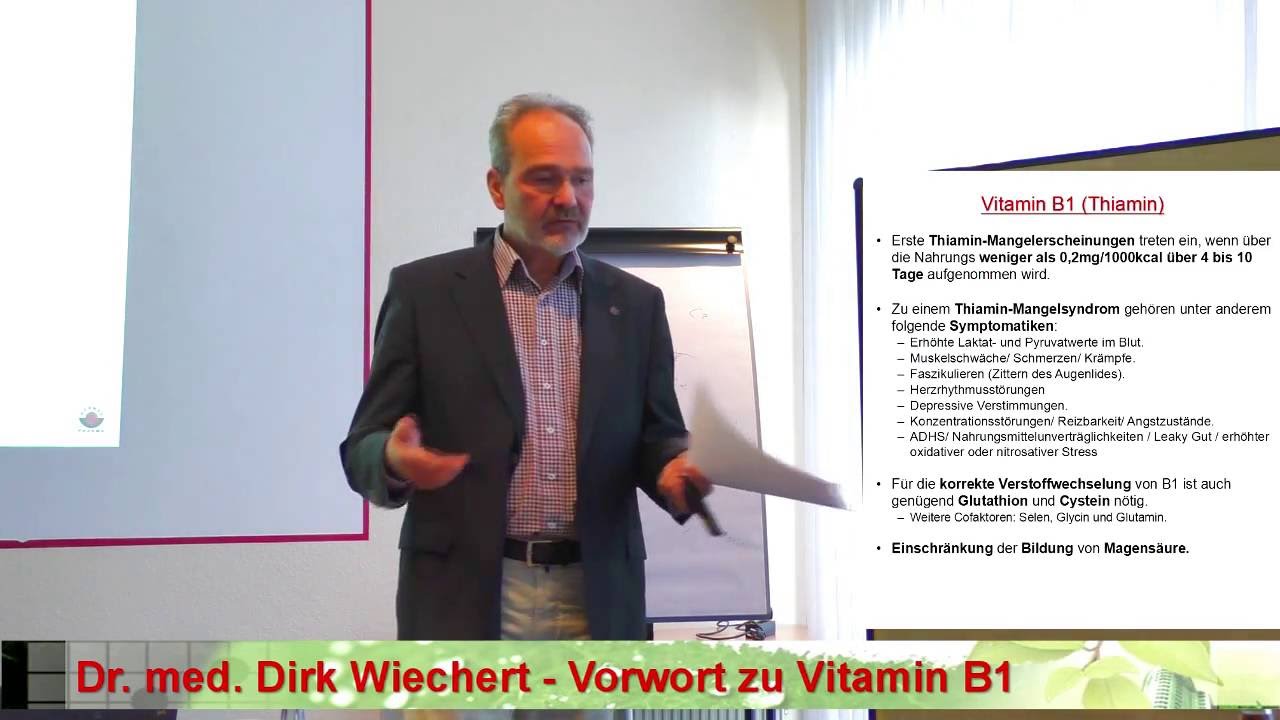 Vorwort zu Vitamin B1, B6 und B12 - Dr. med. Dirk Wiechert