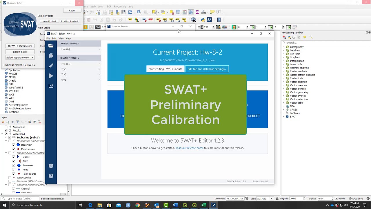 SWAT+ model tutorial