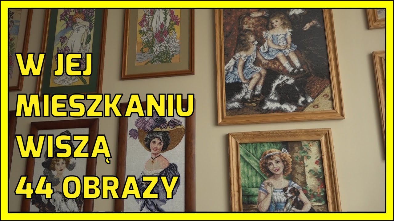 LUBIN. W jej mieszkaniu wiszą 44 obrazy