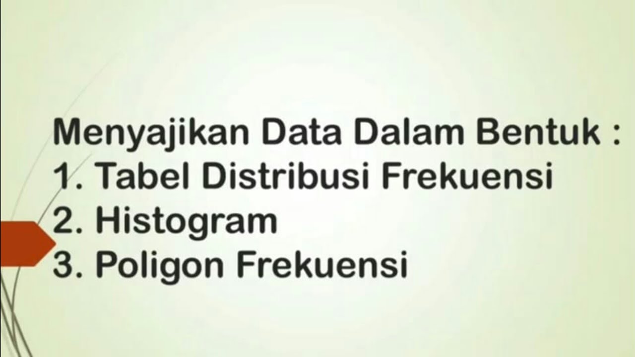 Langkah-Langkah Membuat Tabel distribusi Frekuensi, Histogram dan Poligon Frekuensi