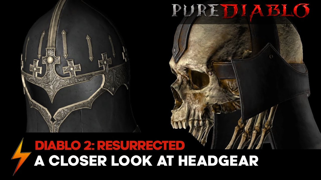 Diablo 2 Resurrected - A Closer Look at Headgear
