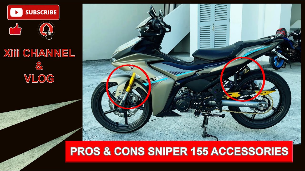 YAMAHA SNIPER 155R Racing Boy, OKM & Other  Accessories REVIEW , PROS AND CONS. Modification |