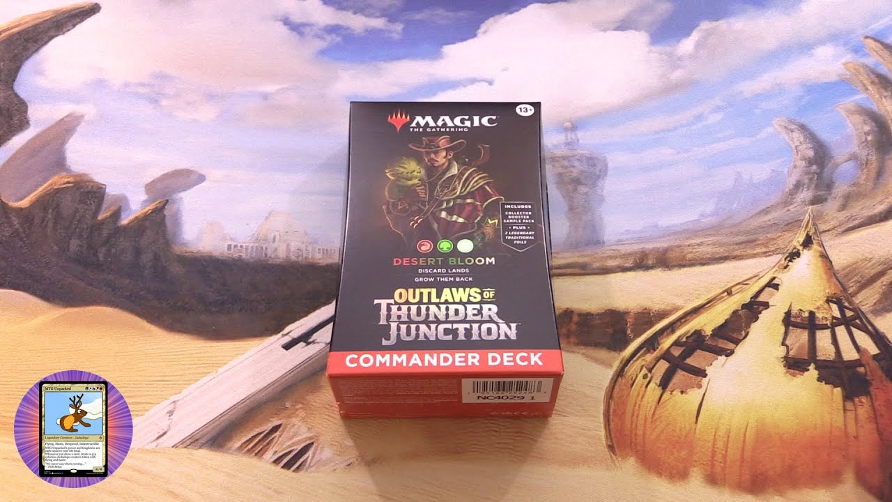 Outlaws of Thunder Junction Commander Deck: Desert Bloom Unboxed