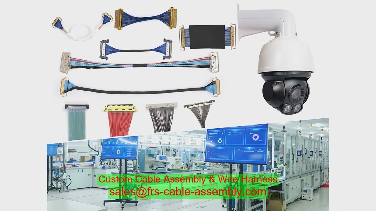 Индивидуальный кабельный жгут Кабель DF13-40P LVDS Кабель LVDS Hsn Code 55Ex720 Vga EDP 32 Qcl50 004