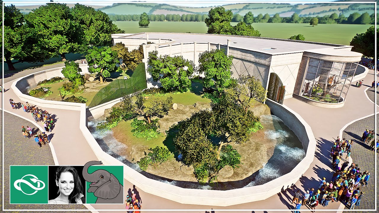 I Created a BEAUTIFUL Lion & Hyena Habitat Build in Planet Zoo Sandbox City Zoo