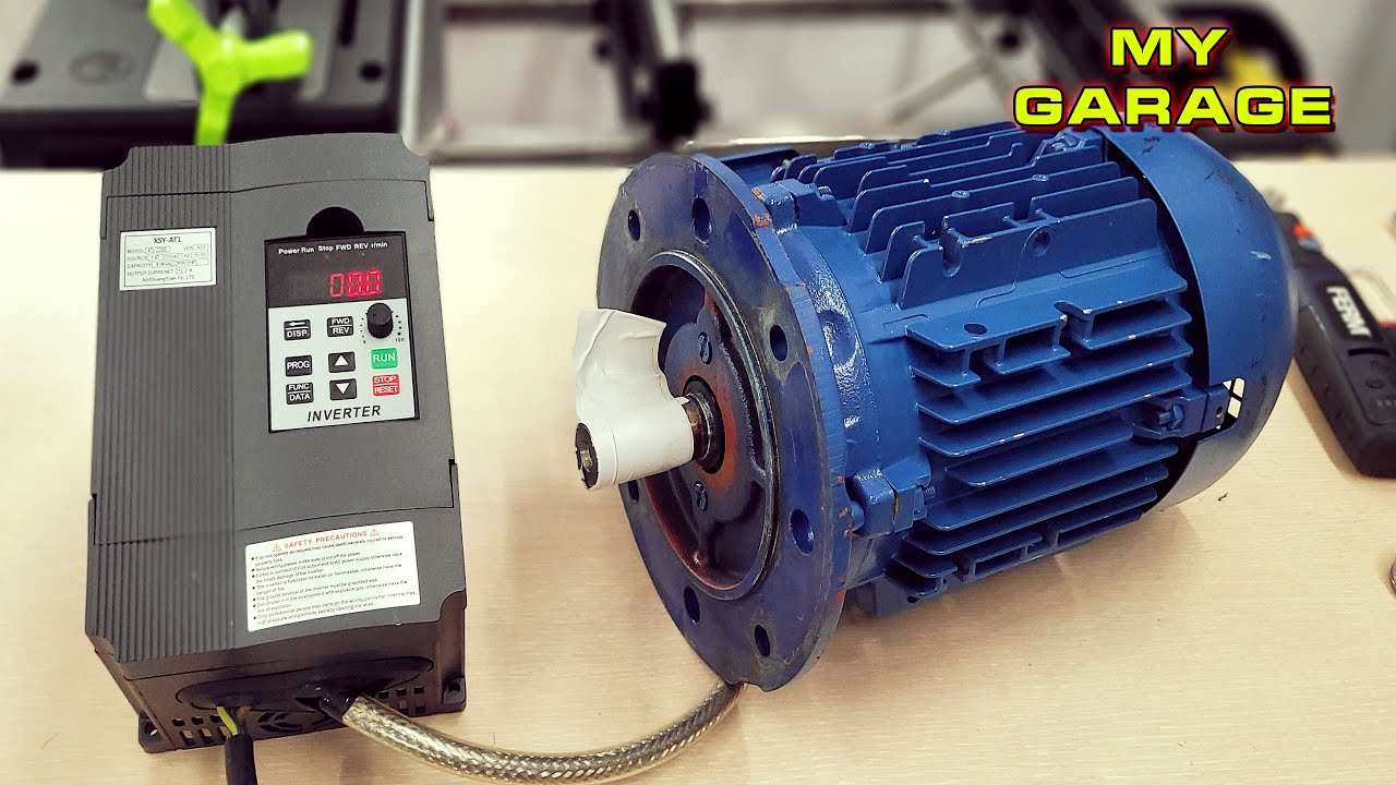 XSY-AT1 VFD Подключение двигателя инвертора 3 фазы 2.2KW 220V AC 12A
