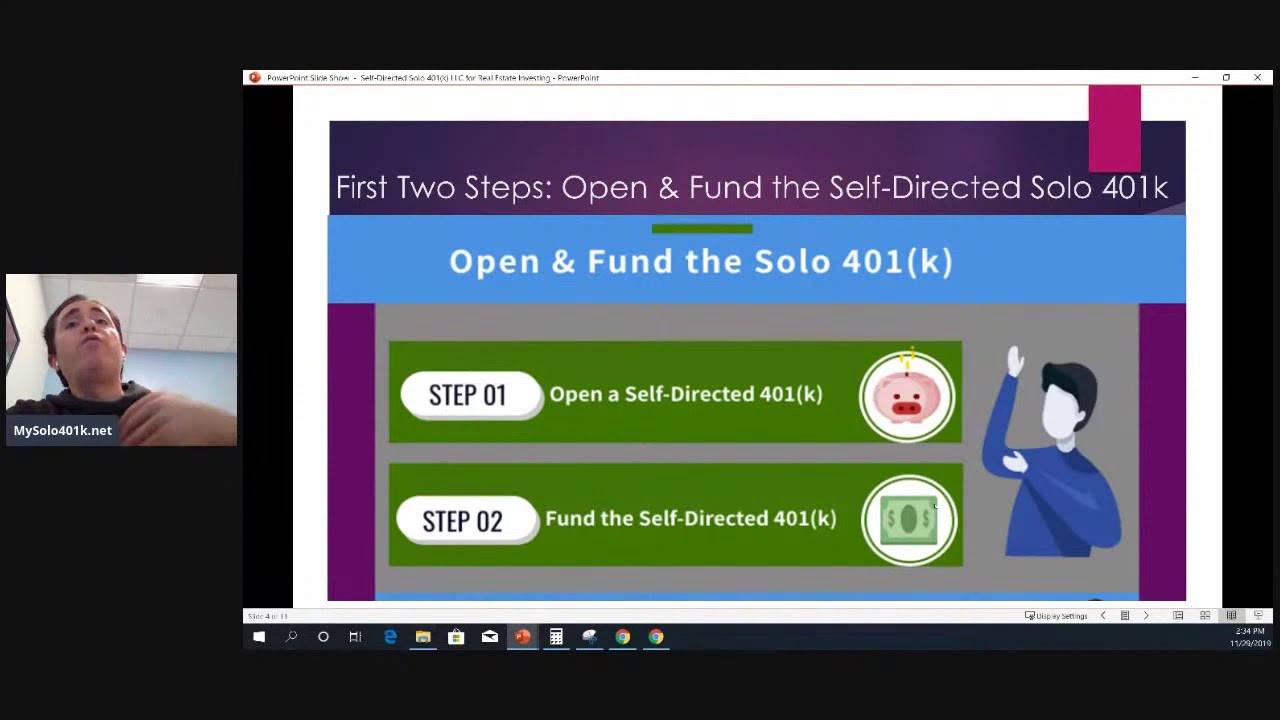LiveChat Webinar Self-Directed Solo 401(k) LLC for Real Estate Investing