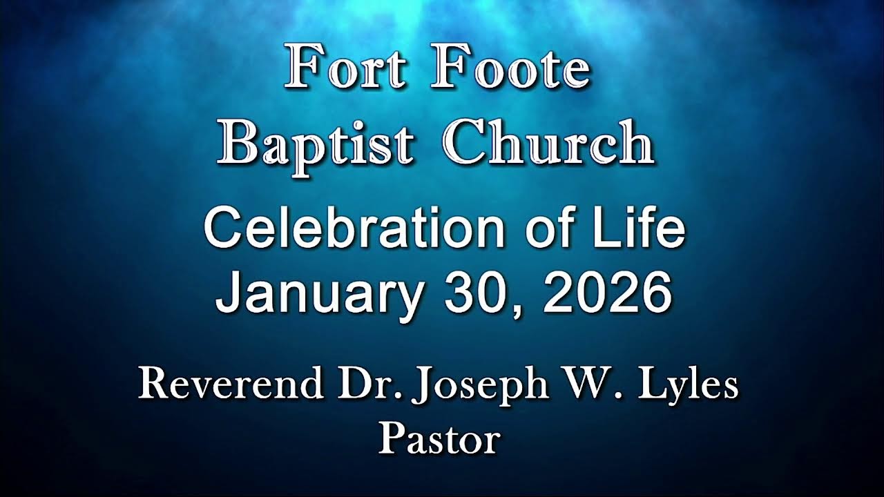 Fort Foote Baptist Church Worship Service